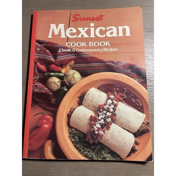 Lot 3 Sunset Mexican Cook Book Paperbacks Vintage 1969–1990 Classic Recipes - Picture 8 of 10